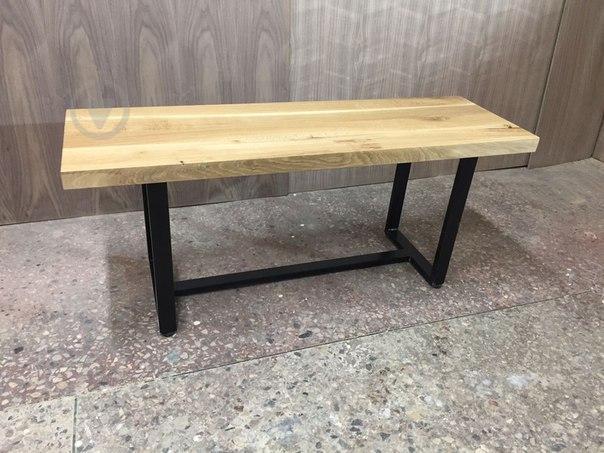 Скамья GoodsMetall в стиле ЛОФТ 1200х450х350 ЛС4 Скамья GoodsMetall в стиле ЛОФТ 1200х450х350 ЛС4