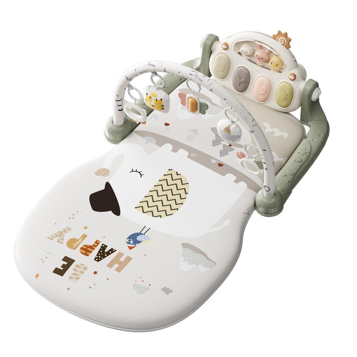 Розвиваючий килимок музичний дитячий Різнобарвний