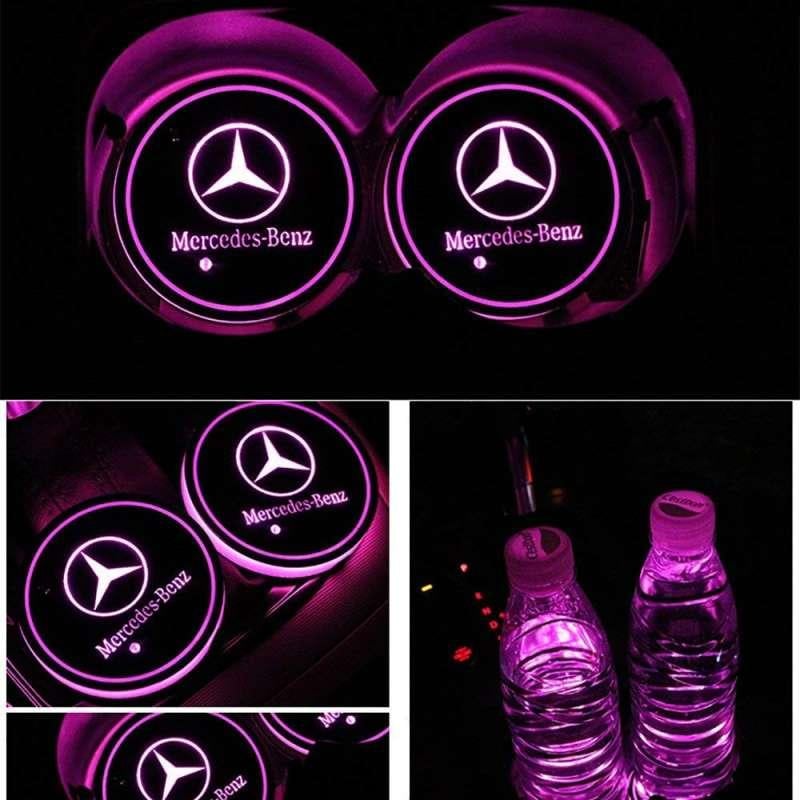 Подсветка подстаканника с логотипом автомобиля Mercedes (1413084282) - фото 5