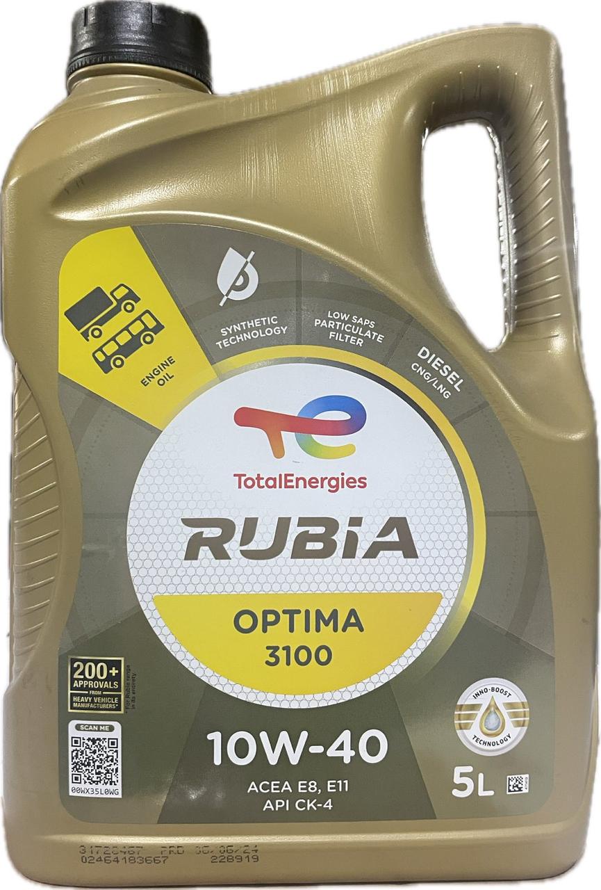 Моторное масло Total Rubia OPTIMA 3100 10W-40 5 л (228919)
