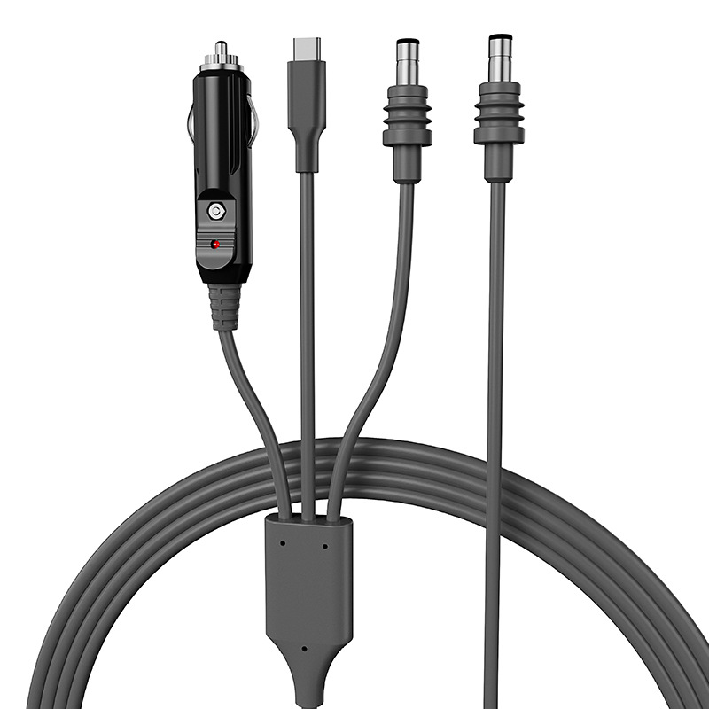 Кабель питания 3в1 для Starlink Mini/USB Type-C PD 140W/DC/автомобильный прикуриватель 12–24V 5 м
