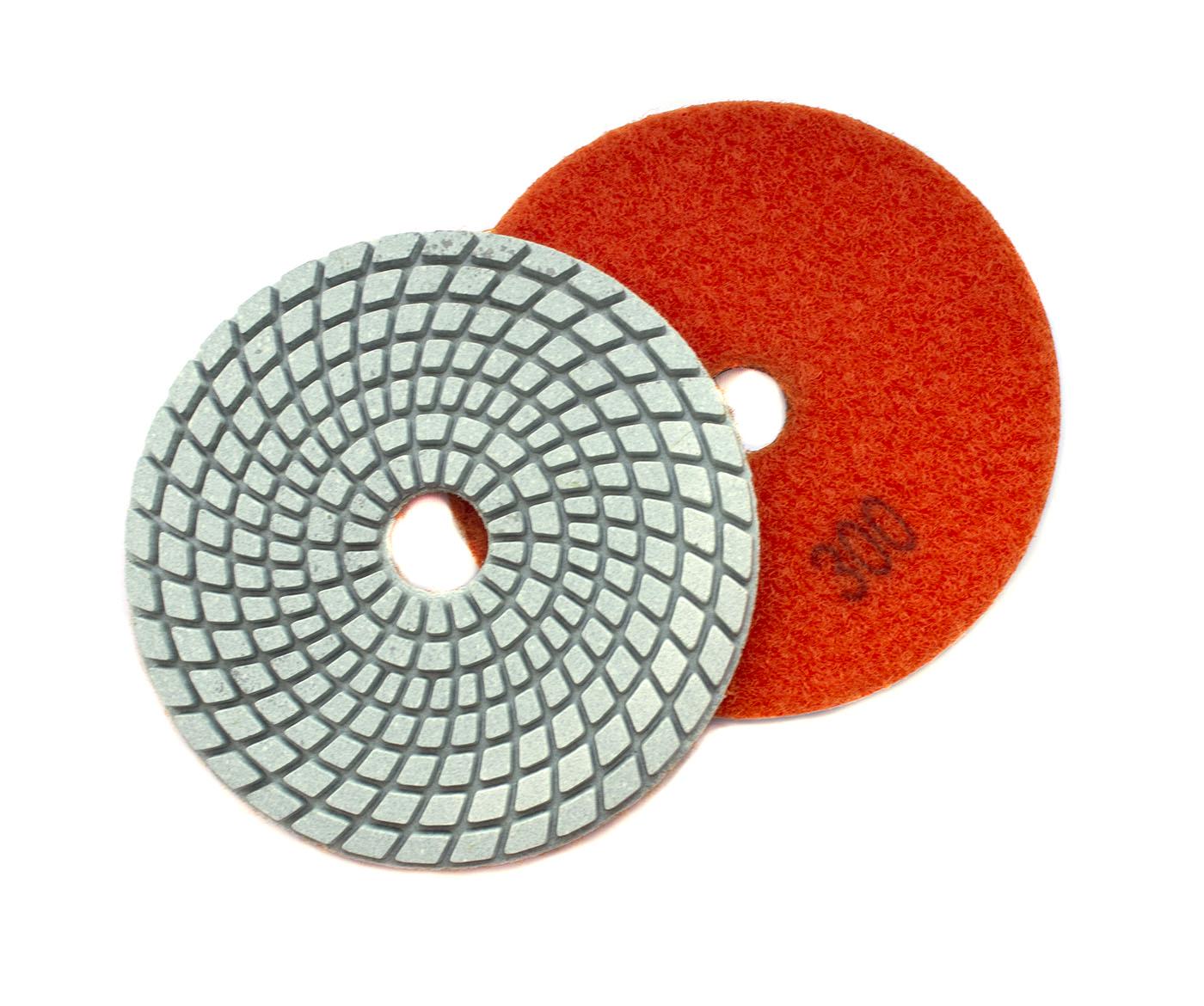 Круг шлифовальный алмазный гибкий Ракушка зерно №300 D-100 мм