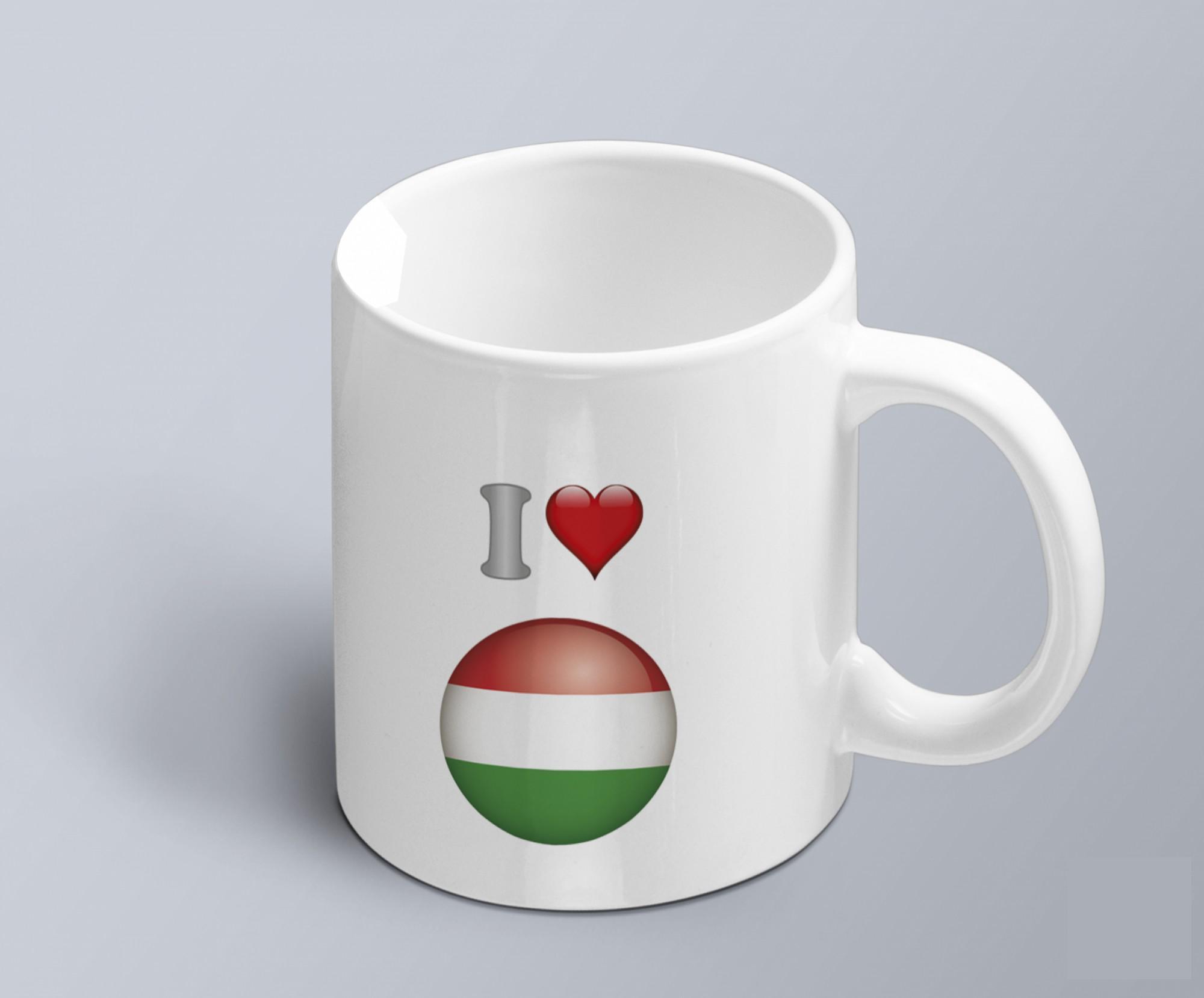 Чашка с принтом я люблю Венгрию с изображением флага (02010109050) Чашка с принтом я люблю Венгрию с изображением флага (02010109050)