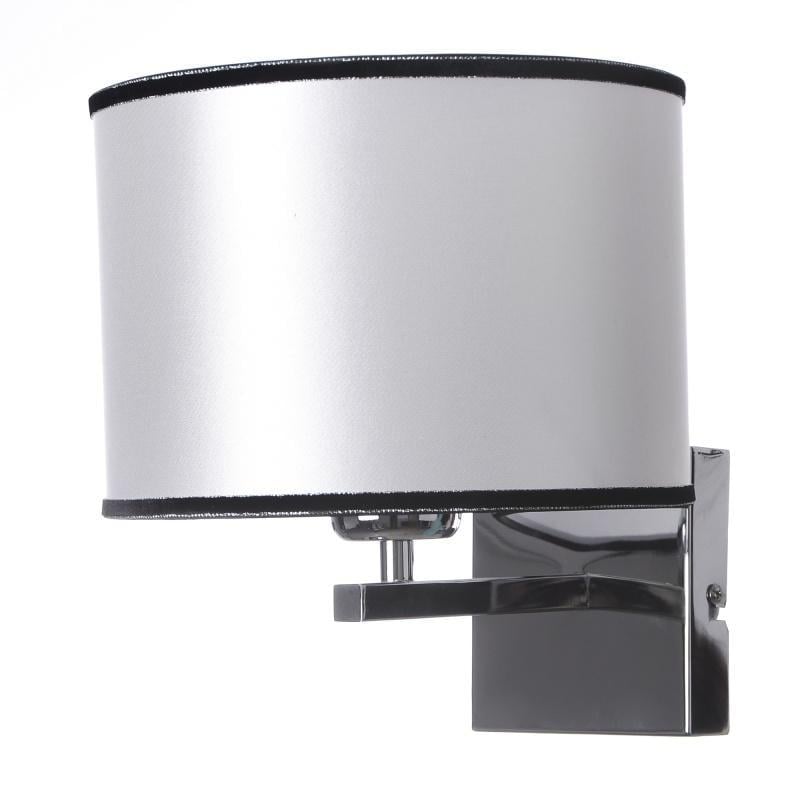 Бра настенное накладное Brille BKL-474W/1 E27 CH с абажуром