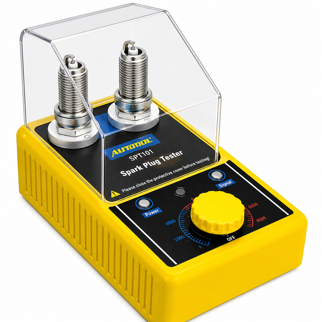 Тестер свечей зажигания AUTOOL SPT101 для бензиновых двигателей 12 В Желтый (1015-145-00)