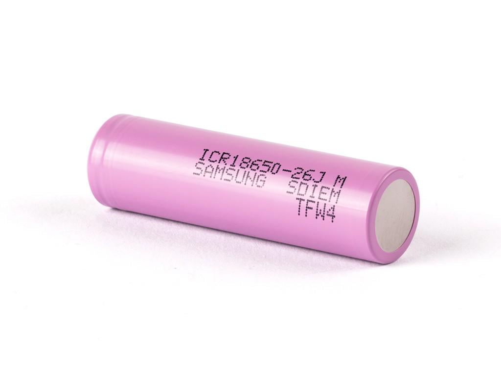 Аккумулятор 18650 Samsung 26J 2600 mAh 10А (17628)