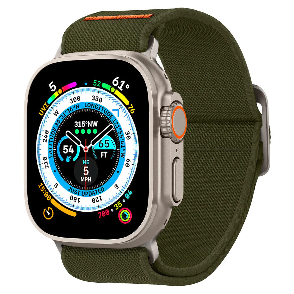 Ремінець Spigen Lite Fit Ultra for Watch 49/45/44/42 Khaki (AMP05985)