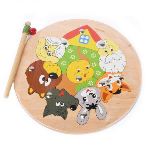 Фанерный эко-пазл Колобок (170019) Фанерный эко-пазл Колобок (170019)