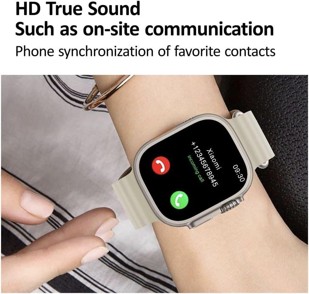 Смарт-часы Hello Watch 3 Full HD AMOLED 49 мм Белый (26389446) - фото 9
