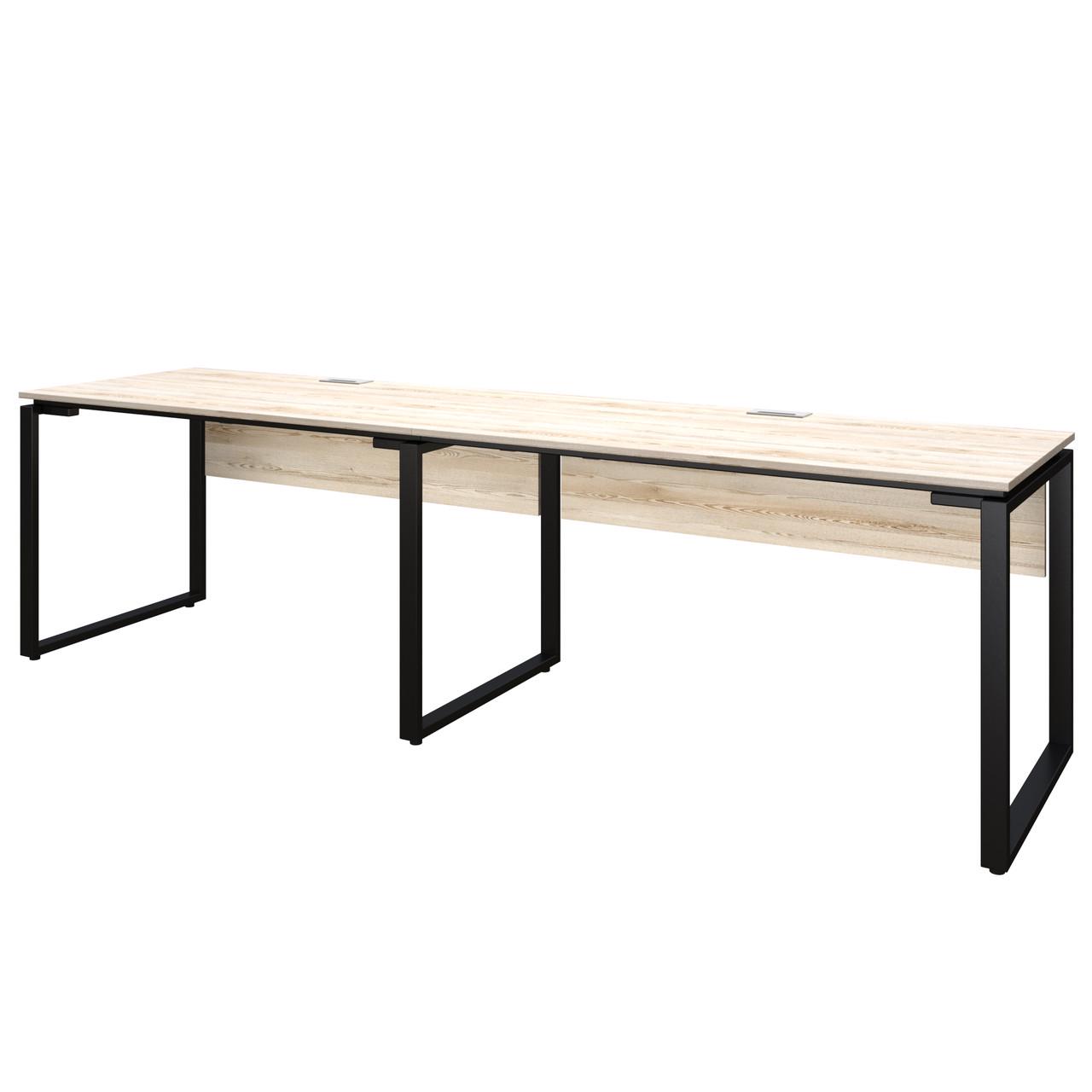 Письменный стол Loft Details К135b Double Сосна лофт кремовая с царгой