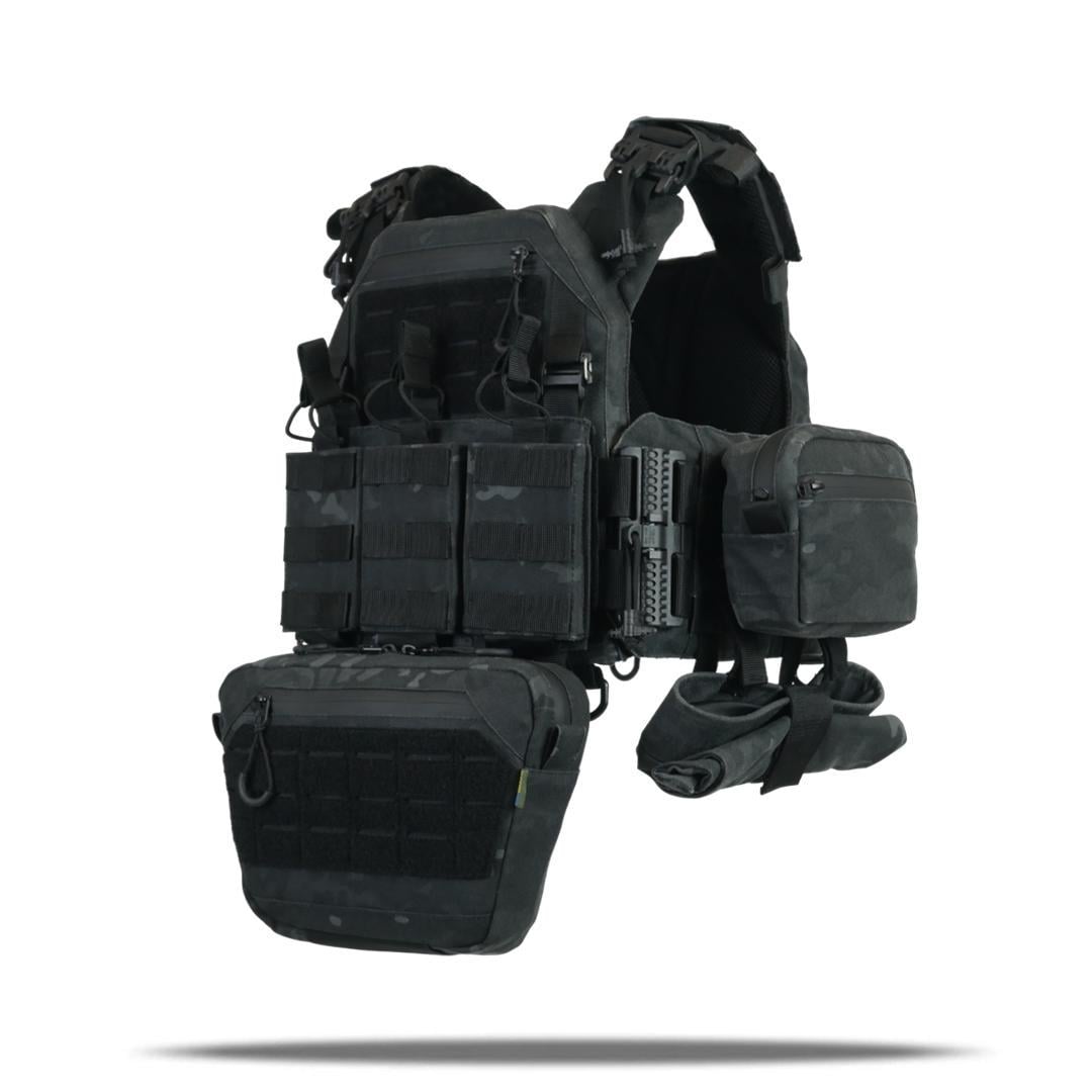 Плитоноска Kiborg GU gen.2 с 6 Подсумок ами Черный/Мультикам (20801296)