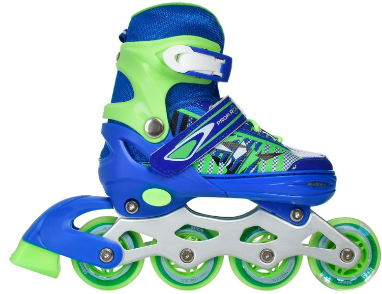 Ролики розсувні дитячі Синій Profi A 4143-S-BL розмір 31-34 - фото 1