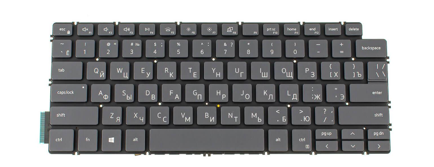 Клавиатура для ноутбука Inspiron 5300 с подсветкой клавиш (123330)