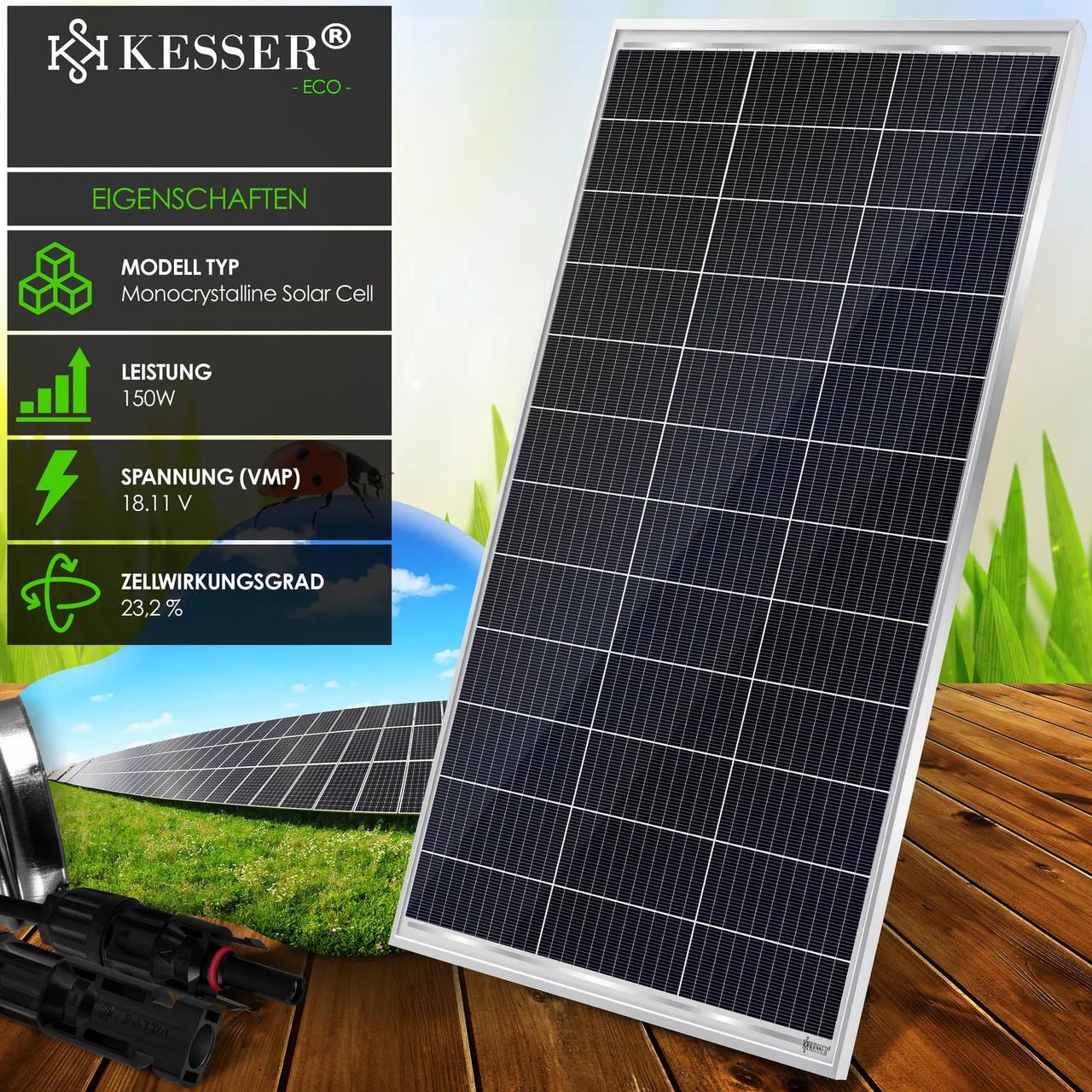 Солнечная панель фотоэлектрическая KESSER моно 150 Вт - фото 5 Солнечная панель фотоэлектрическая KESSER моно 150 Вт - фото 5