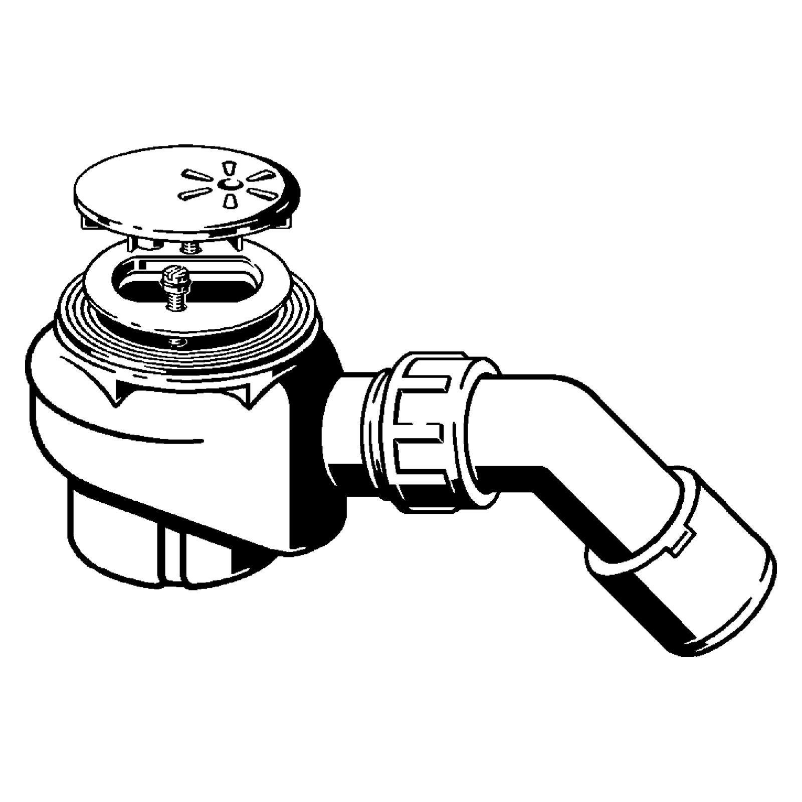 Сифон в душову кабіну Viega 364755 зі зливним отвором (ANT-1422) - фото 3 Сифон в душову кабіну Viega 364755 зі зливним отвором (ANT-1422) - фото 3