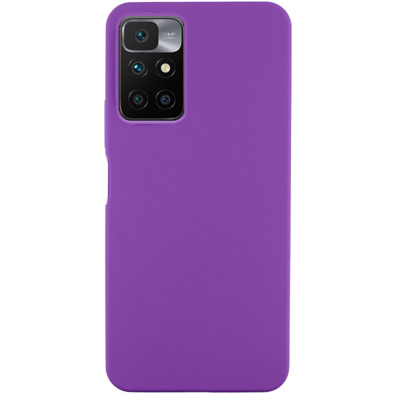 Протиударний чохол Silicone Cover Lakshmi Full Camera (AA) для Xiaomi Redmi 10 Purple