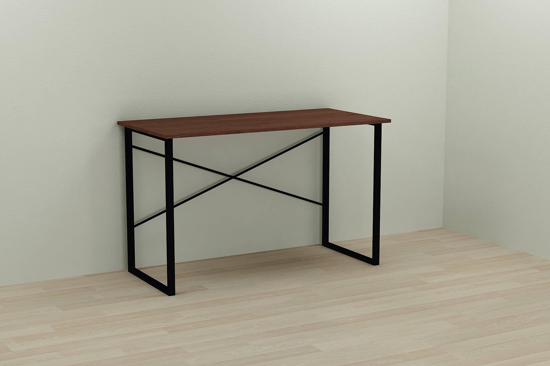 Письменный стол компьютерный Ferrum-decor Дейв 75x120x70 см Черный/ДСП Венге - фото 1 Письменный стол компьютерный Ferrum-decor Дейв 75x120x70 см Черный/ДСП Венге - фото 1