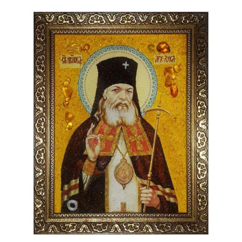 Икона Святой архиепископ Лука Крымский янтарная 30х40 см (М0051-30х40)