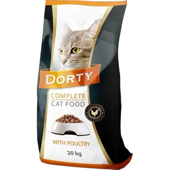 Сухой корм для взрослых кошек Dorty complete с птицей 20 кг