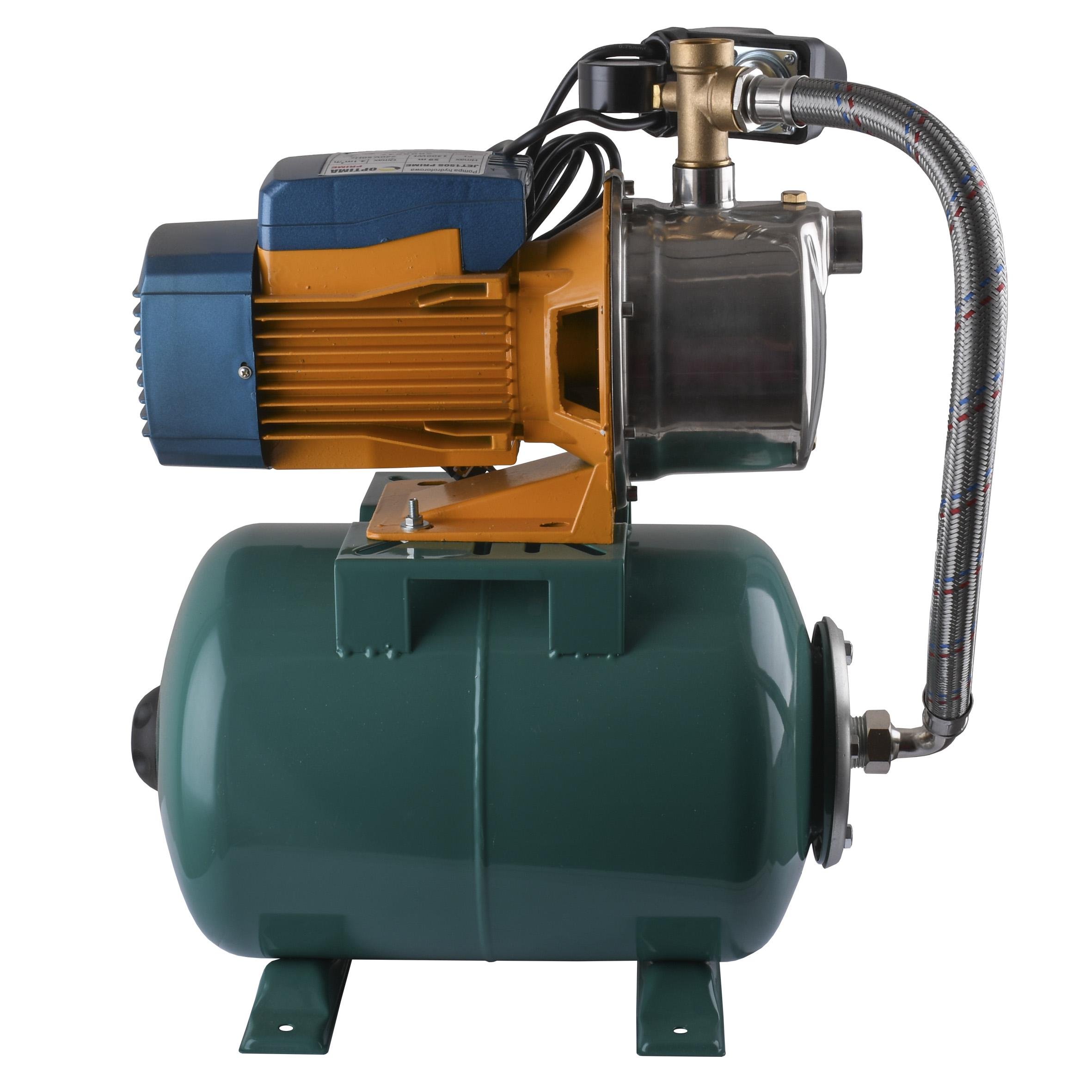 Насосная станция Optima JET150S Prime-24 бак VOLKS 1,3 кВт на гребенке