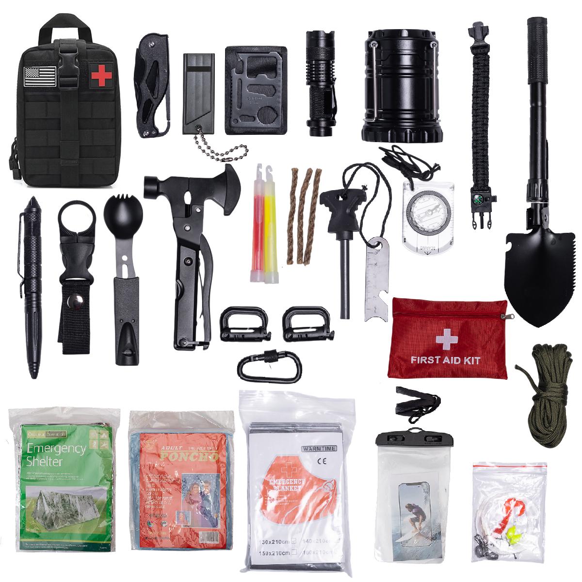 Набор для выживания 27в1 с подсумком (HP-D-4)