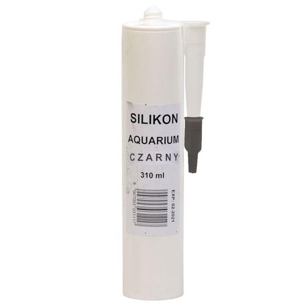 Клей герметик для акваріумів Silikon Aquarium Klej 310 мл Чорний (031131)