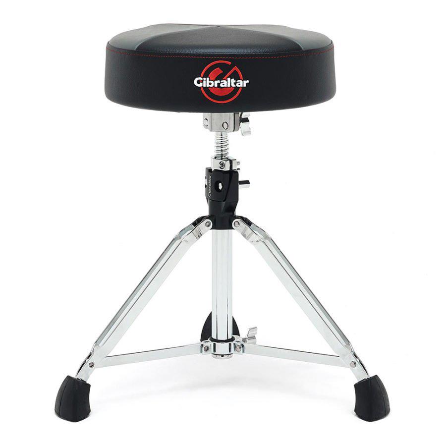 Стул для барабанщика Gibraltar 9000 Series 9608RQPGB Drum Throne Round Black/Grey (G-GI806922)