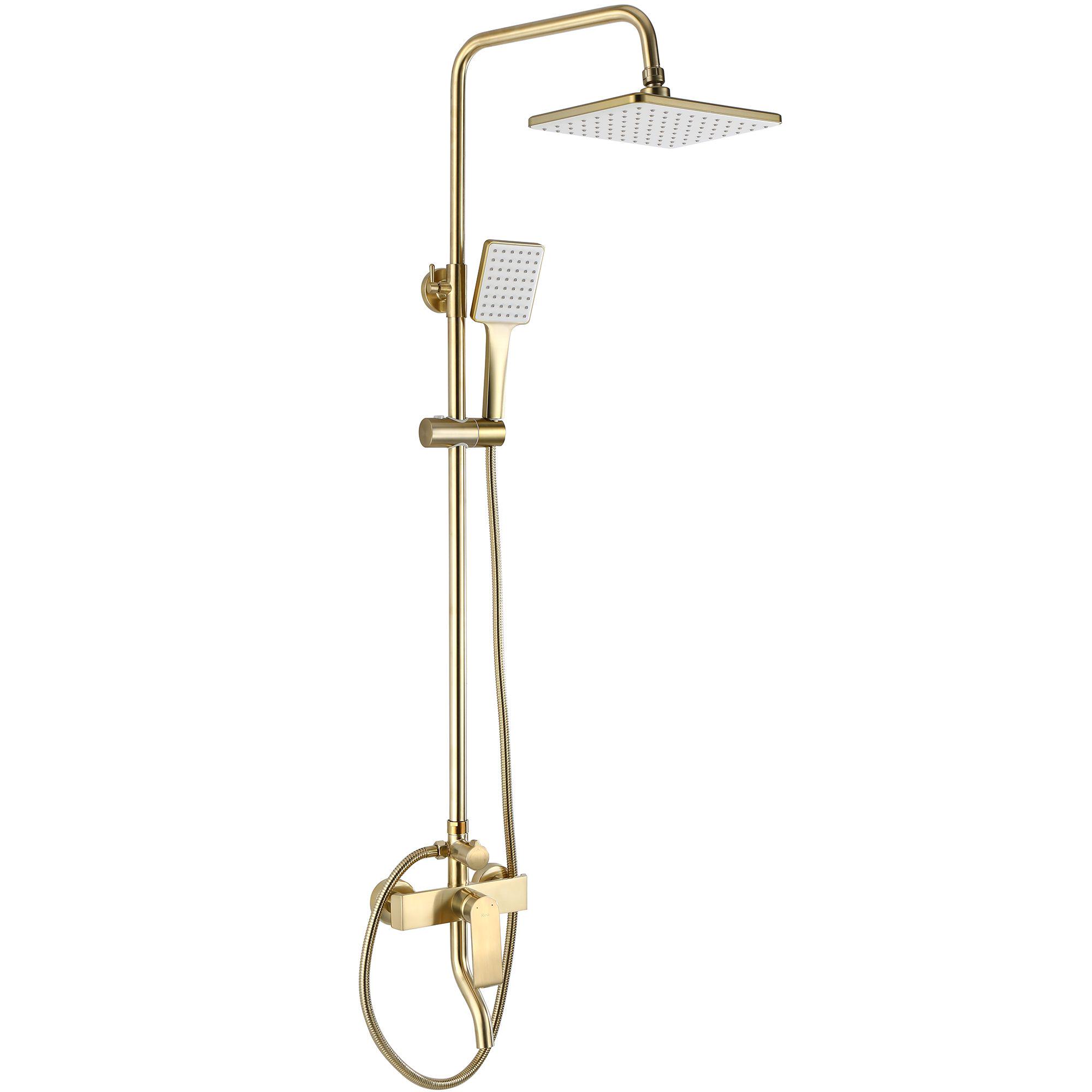 Душевая система со смесителем REA HASS GOLD MATT REA-B9972 Золотистый (133915)