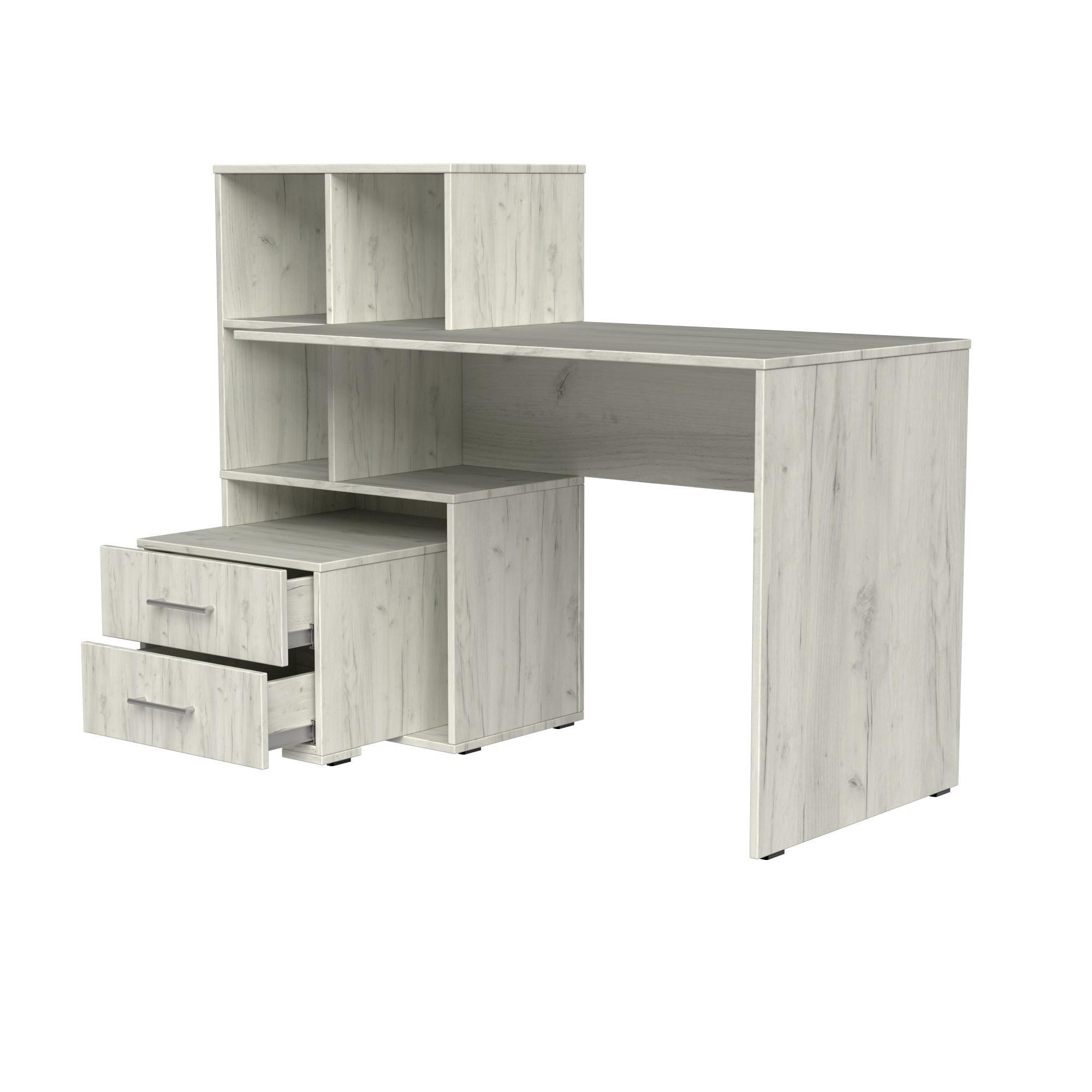 Стіл письмовий СП9 2Я SENAM 1040х1500х500 мм ДСП Дуб Крафт Білий - фото 4 Стіл письмовий СП9 2Я SENAM 1040х1500х500 мм ДСП Дуб Крафт Білий - фото 4