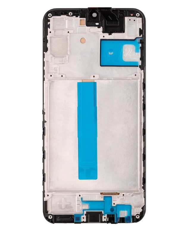 Дисплейний модуль з сенсором для Samsung A25/A256 Oled з рамкою small lcd Black (000565205)