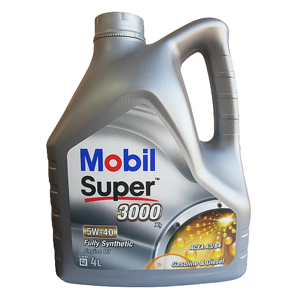 Моторне мастило Mobil Super 3000 X1 5W-40 4 л (151776)