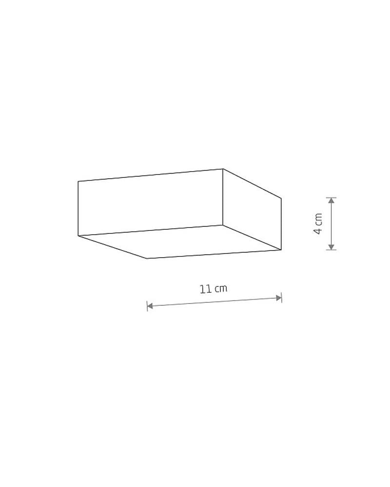 Потолочный светильник Nowodvorski 10420 Lid Square Led 1x15W 3000K 1200Lm (2229963063) - фото 4