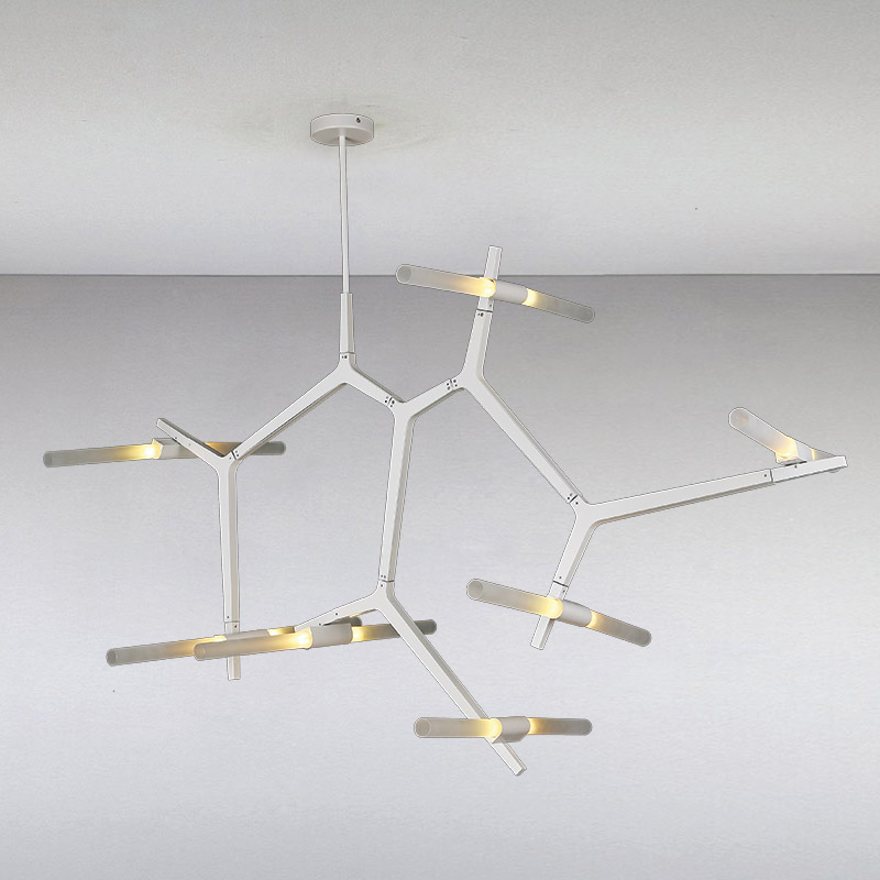 Люстра подвесная LED Light House LS-13113/14 WH на четырнадцать ламп Белая