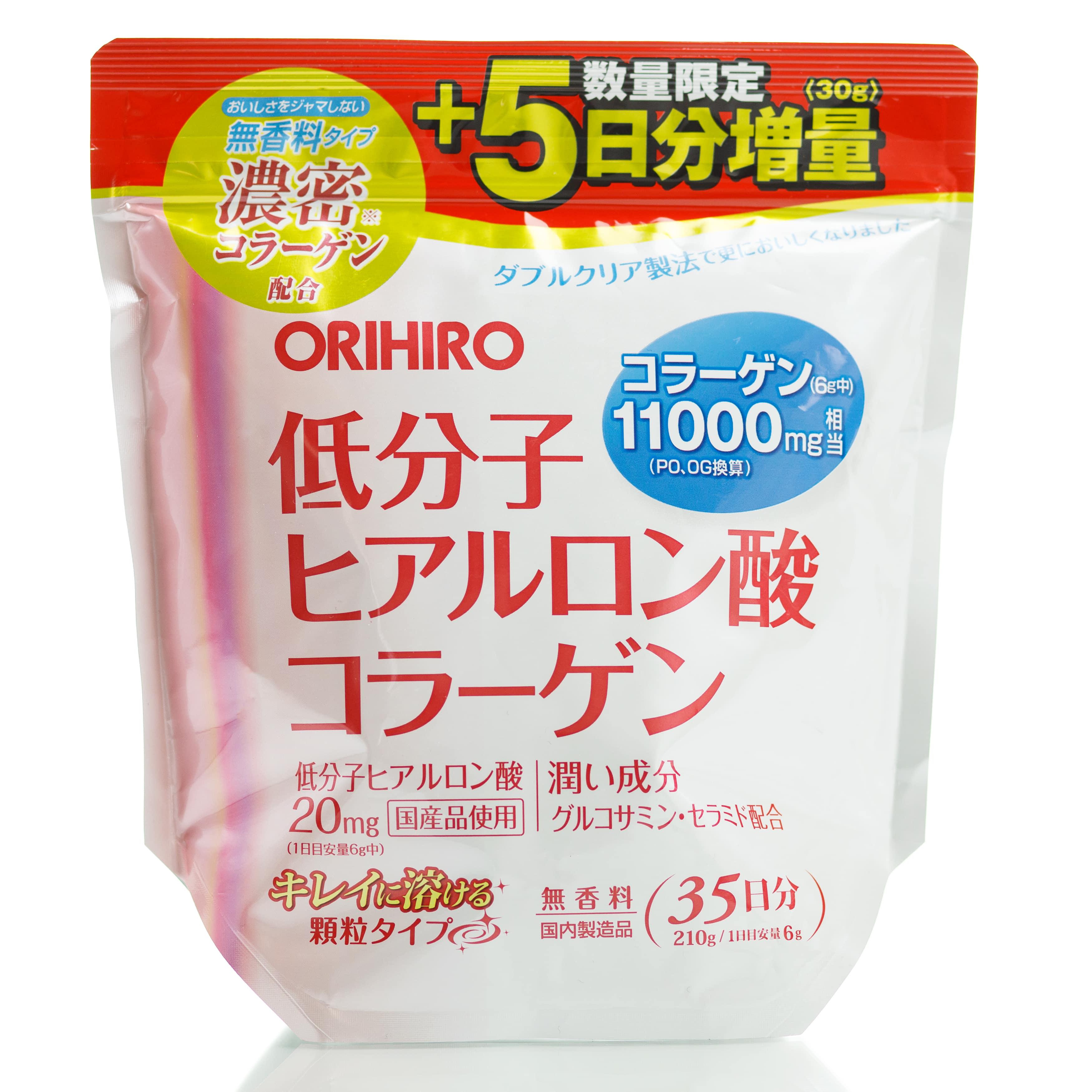 Колаген з гіалуроновою кислотою та керамідами Orihiro Collagen 30 дн. 180 г