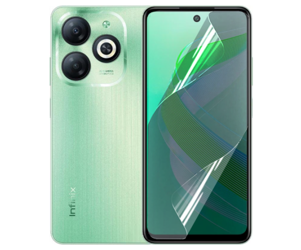 Противоударная гидрогелевая пленка Hydrogel Film для Infinix Smart 8, Transparent
