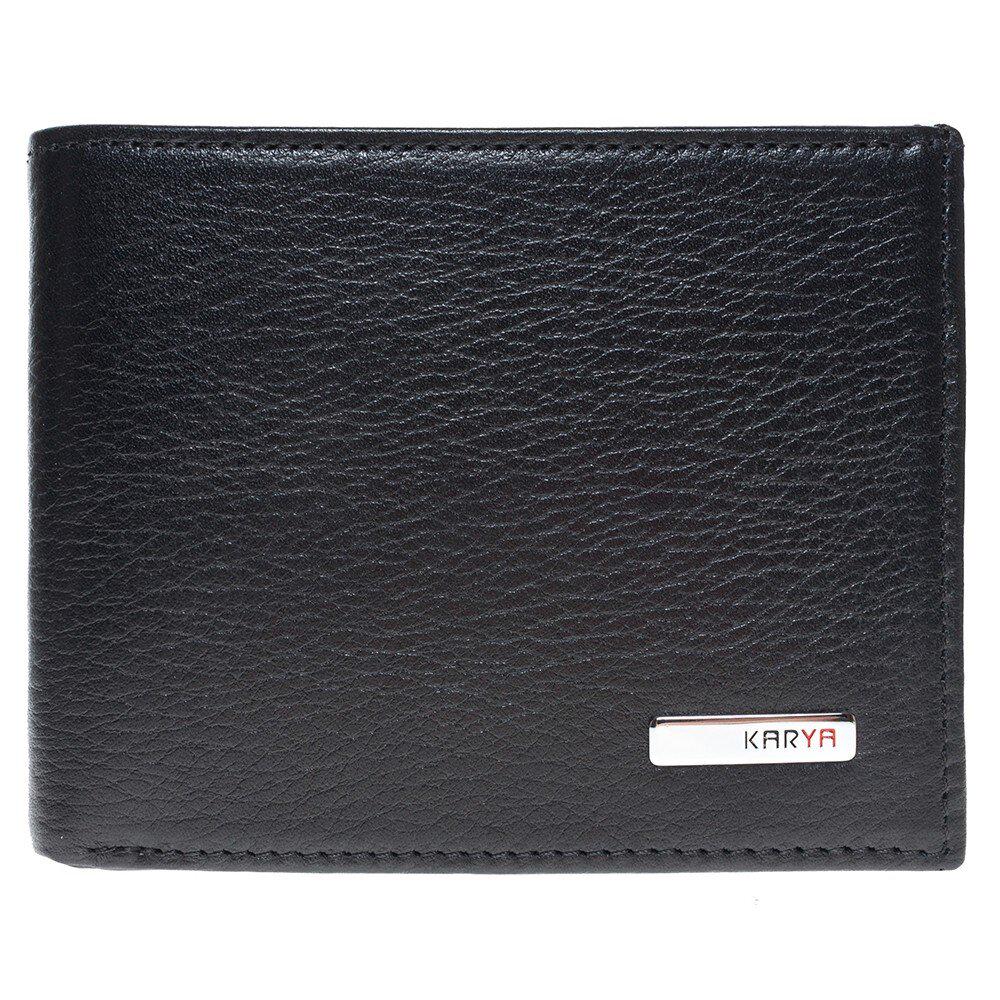 Портмоне Karya 17111 натуральная кожа Черный