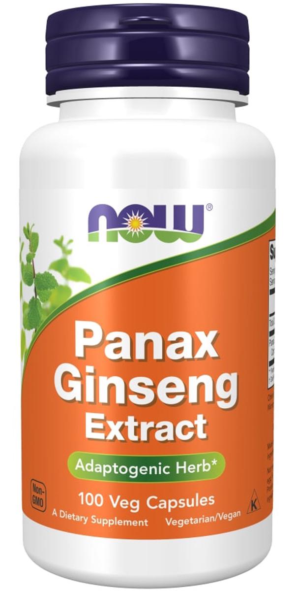 Комплекс для профилактики нервной системы NOW Foods Panax Ginseng 500 mg 100 Veg Caps
