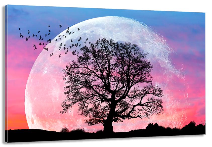 Картина на холсте в гостиную/спальню Природа 80х160 см (MLP_220)