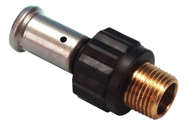 Пресс-муфта с наружной резьбой HENCO пластмасса 50х1"1/2 (17PK-5008)