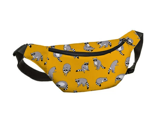 Сумка-бананка через плечо и на пояс Presentville Bumbag Енотики 27х16 см (BB_20J006_BL) Сумка-бананка через плечо и на пояс Presentville Bumbag Енотики 27х16 см (BB_20J006_BL)
