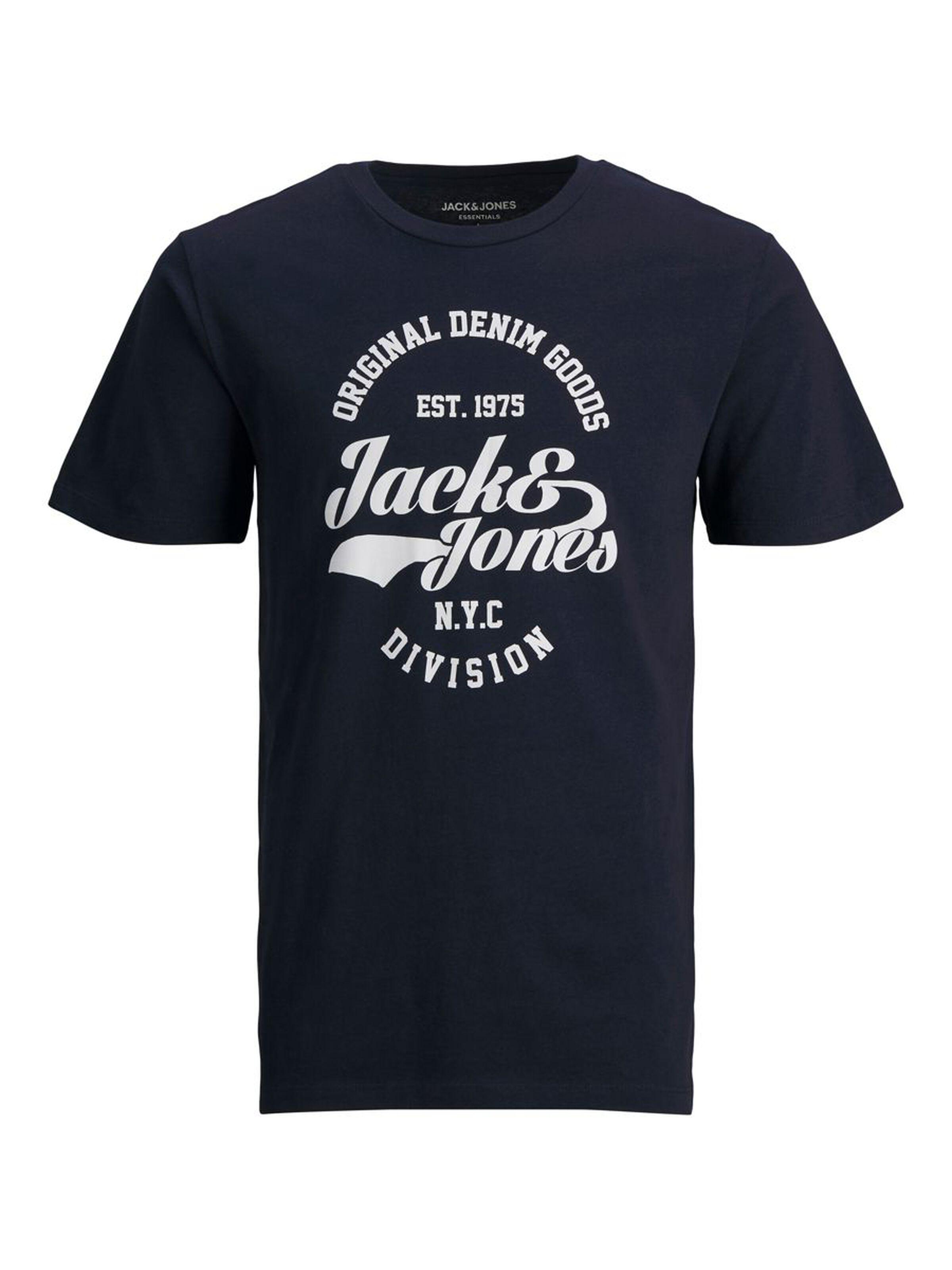 Футболка чоловіча Jack & Jones 12199620 S Синій - фото 7