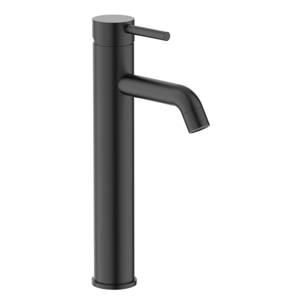 Смеситель для умывальника VOLLE CRUZE 1547.010204 высокий однорычажный Черный (171459)