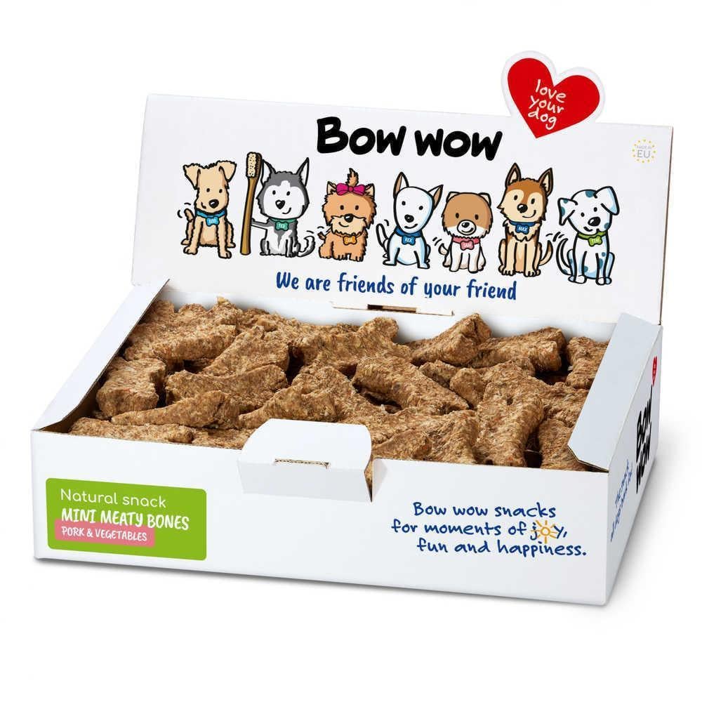 Лакомство для собак Bow wow Мини косточки с свининой и овощами 1 кг (2039553570)