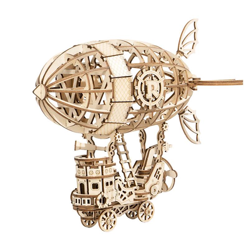 Дерев'яний 3D конструктор Robotime TG407 Дирижабль - фото 2 Дерев'яний 3D конструктор Robotime TG407 Дирижабль - фото 2