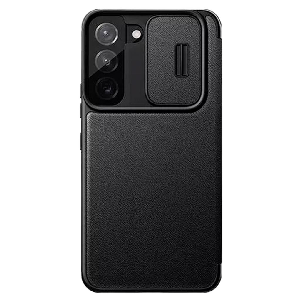 Чехол-книжка Nillkin Qin Pro Plain Leather+cloth для Samsung Galaxy S22 Plus S906 (Black)