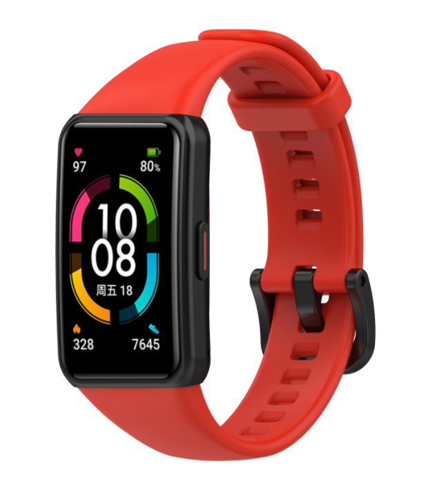 Ремешок DK Silicone Sport Band Classic для Honor Band 6/7 Red (011342)