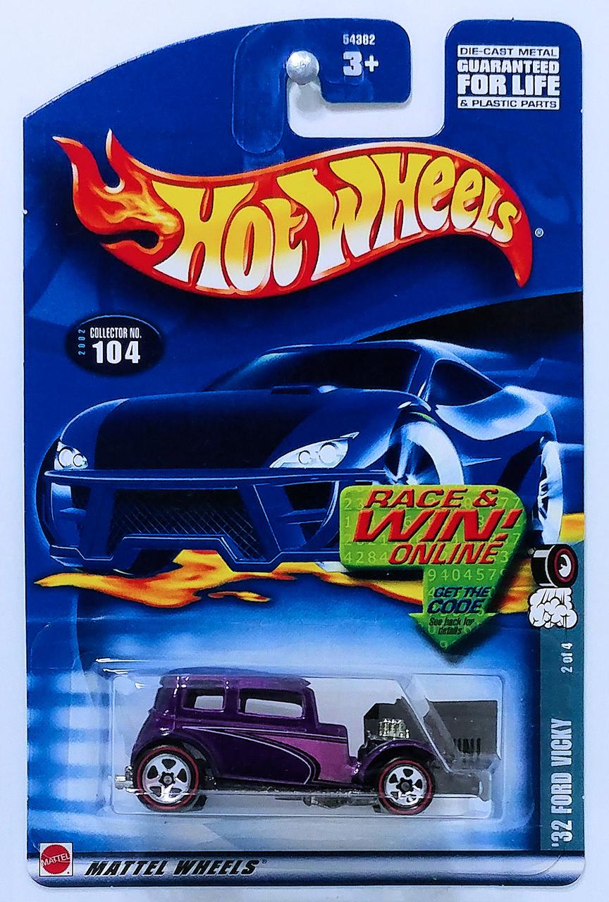 Игрушечная машинка Hot Wheels 32 Ford Vicky 2002 Red Lines №104 (54382)