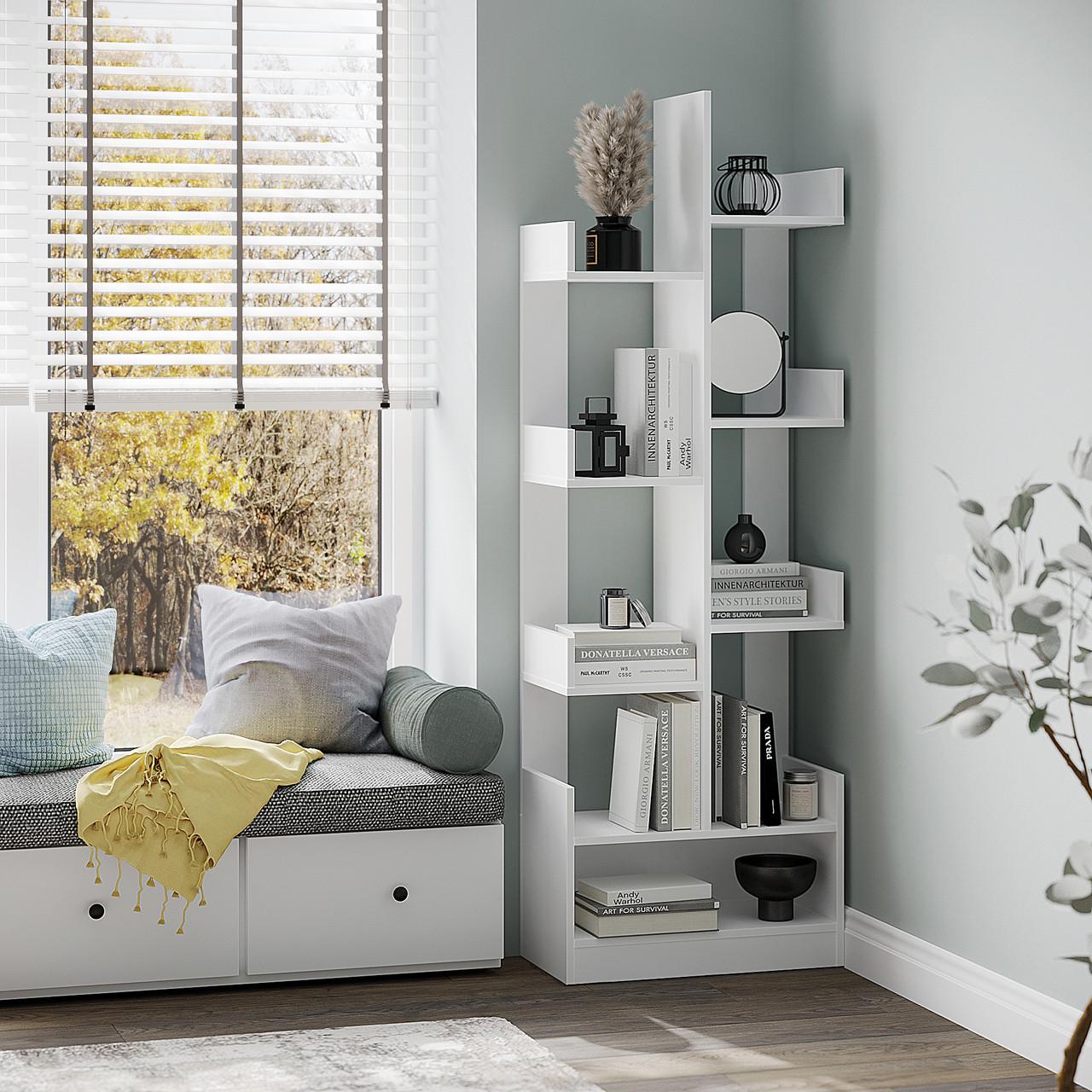 Полиця Компаніт П-39 60х31,6х180 см Німфея альба (24772655)