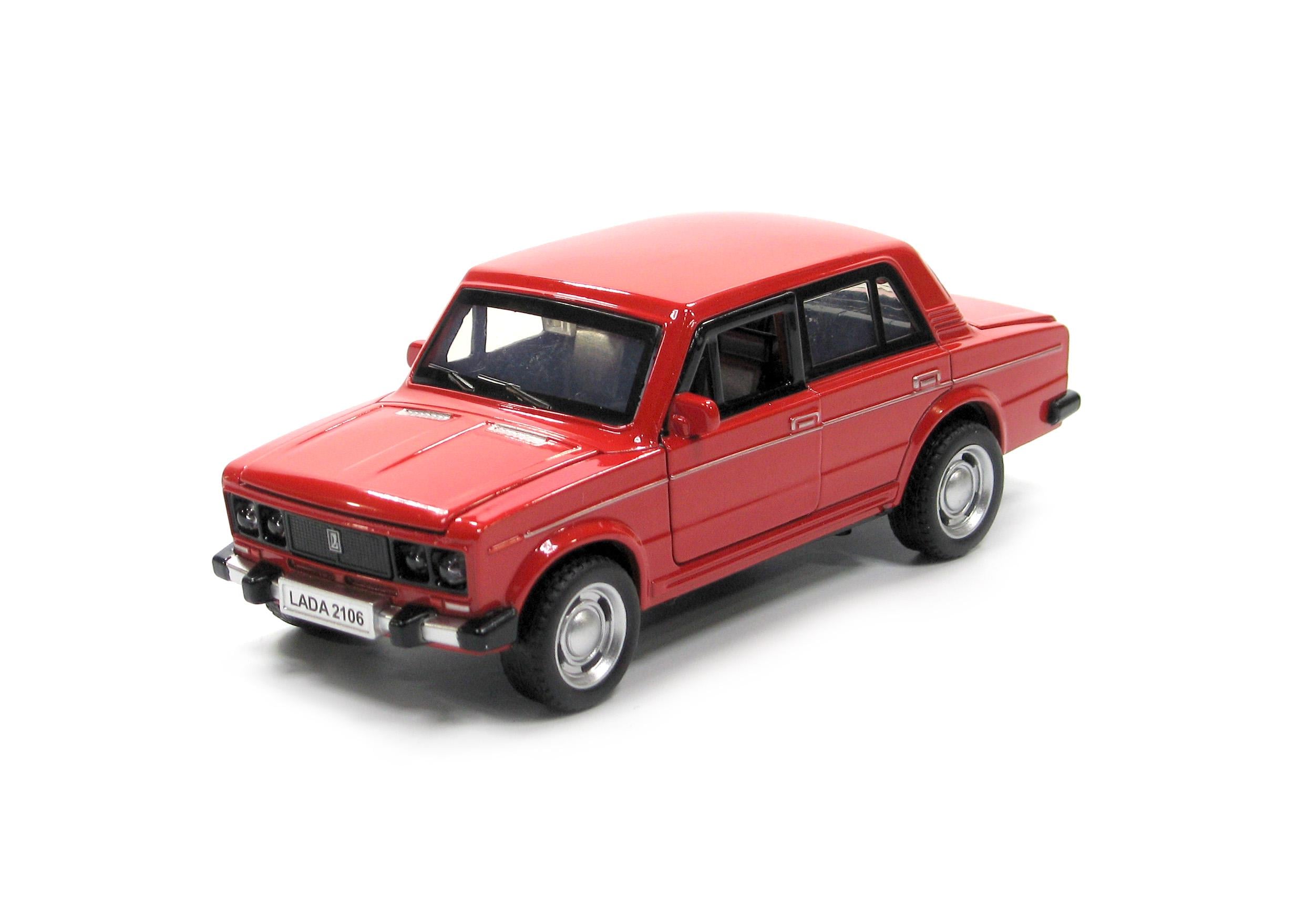 Модель металлическая Автопром LADA 2106 1:32-36 (7642 Red)