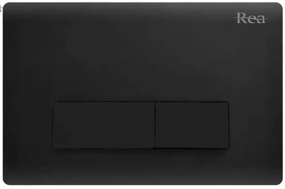 Кнопка смыва для установки REA H MATT Черный (RM-REA-E0111)